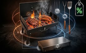 Amazon México: Asador de carbón portátil en menos de 500 pesos; conoce sus características