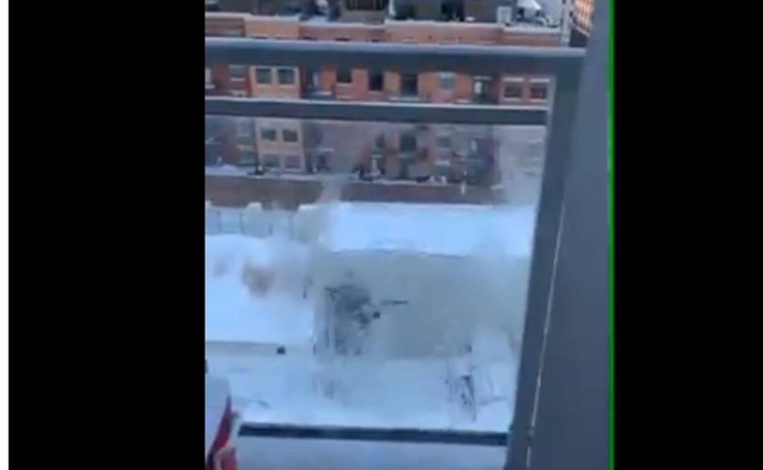 Sólo unos segundos bastan para que se congele todo