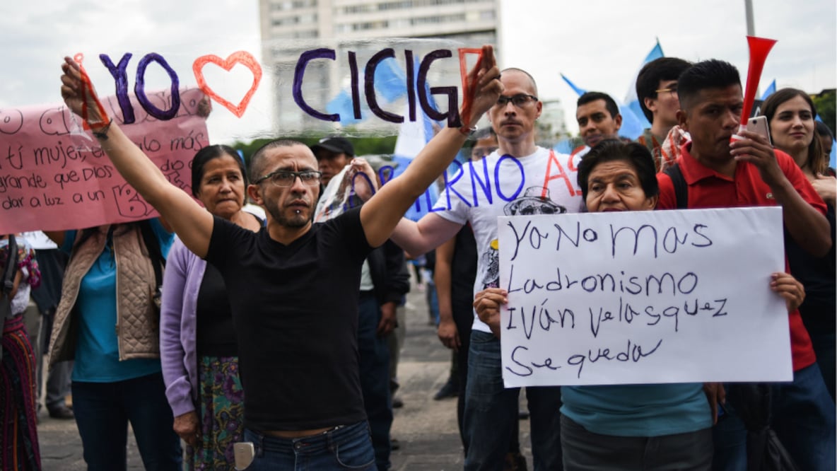 La Cicig tiene un fuerte respaldo en Guatemala (Foto: AFP)