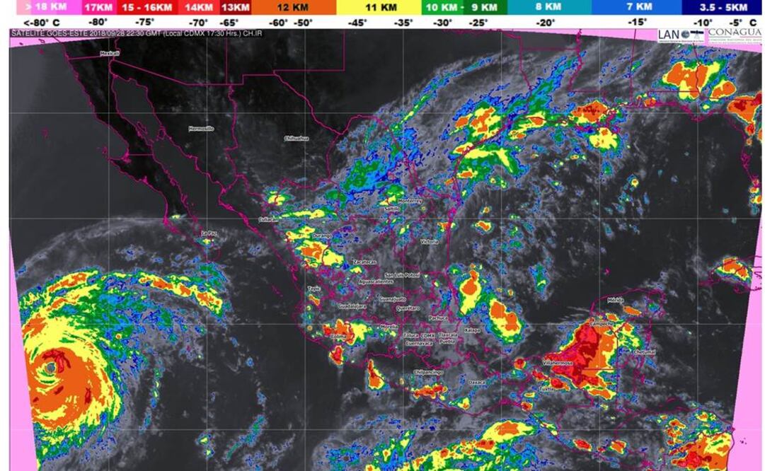 En Vivo. Huracán "Rosa" se debilita
