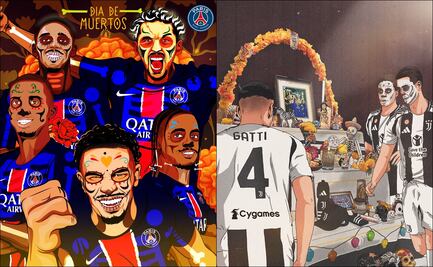 Manchester United, Bayern de Múnich, Juventus y PSG celebran el Día de Muertos