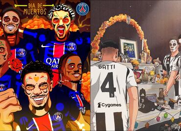 Manchester United, Bayern de Múnich, Juventus y PSG celebran el Día de Muertos