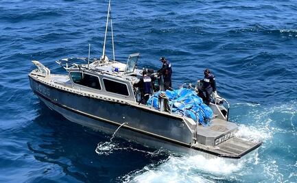 Marina asegura una tonelada de cocaína y detiene a 7 hombres en Chiapas