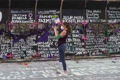 Mamá y hermana de Sofía, desaparecida desde 2018, marchan en el 8M