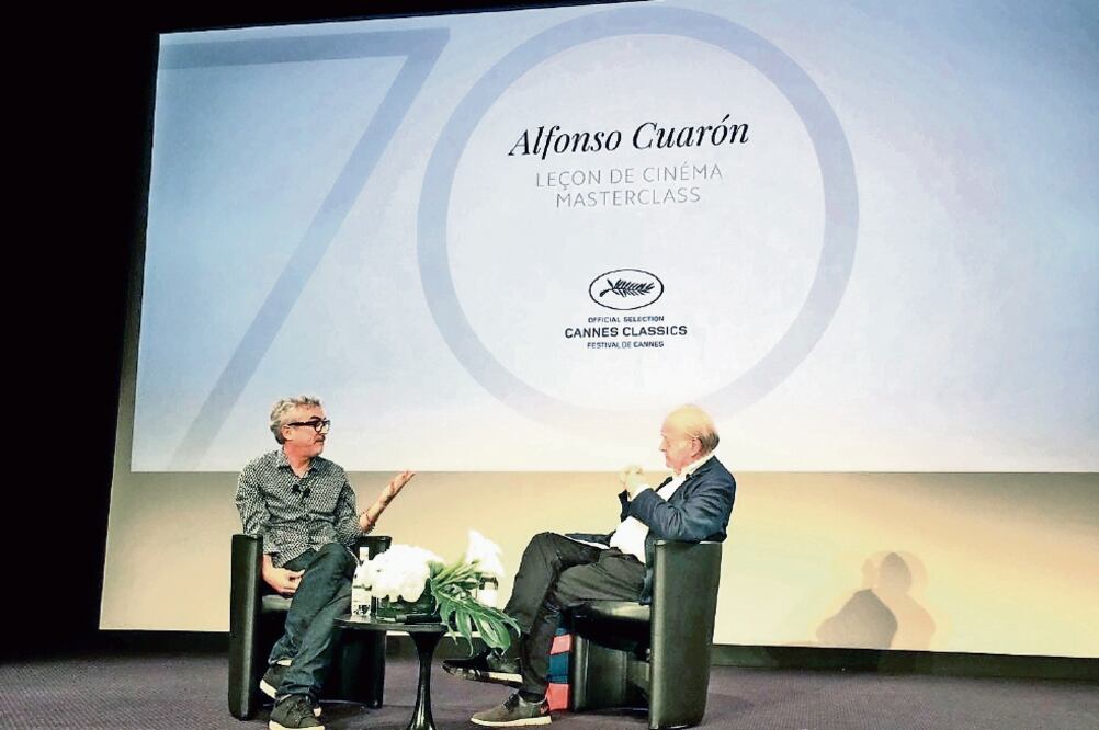 El realizador mexicano ofreció una master class en el Festival de Cannes. (ALEJANDRA MUSI. EL UNIVERSAL)
