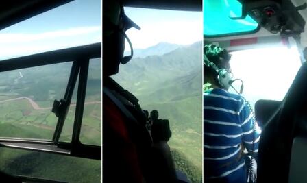 Revelan video antes de ataque a helicóptero en Michoacán