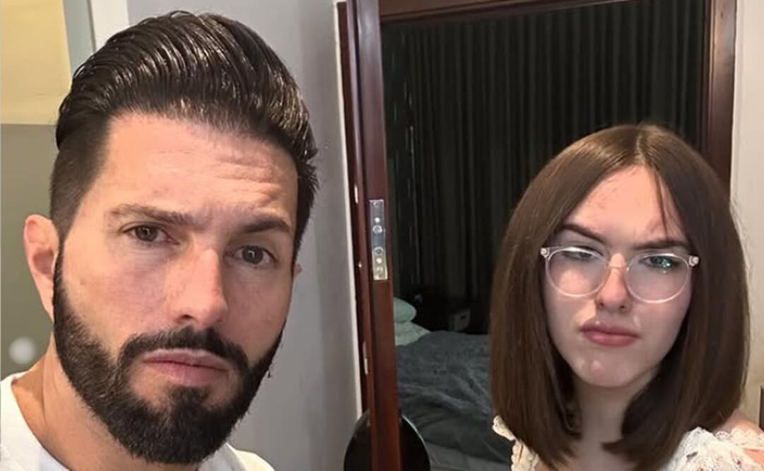 Poncho de Nigris y su hija Ivanna, fruto de relación con la modelo Lucy Garza.