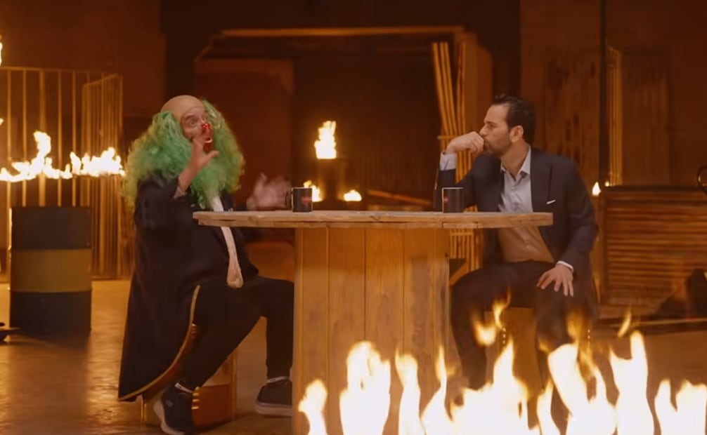 Brozo y Loret exhiben “lujo" en Palacio Nacional. Foto: Captura de video