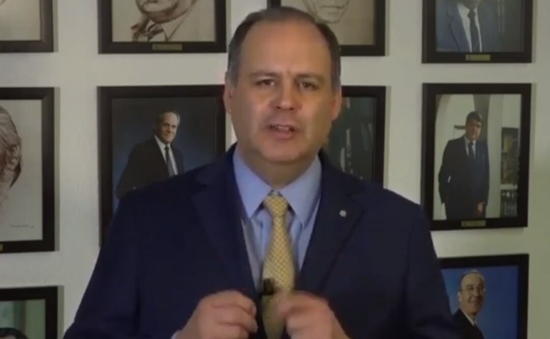 Presidente Nacional de la Coparmex, Gustavo de Hoyos Walther (Captura de Pantalla)