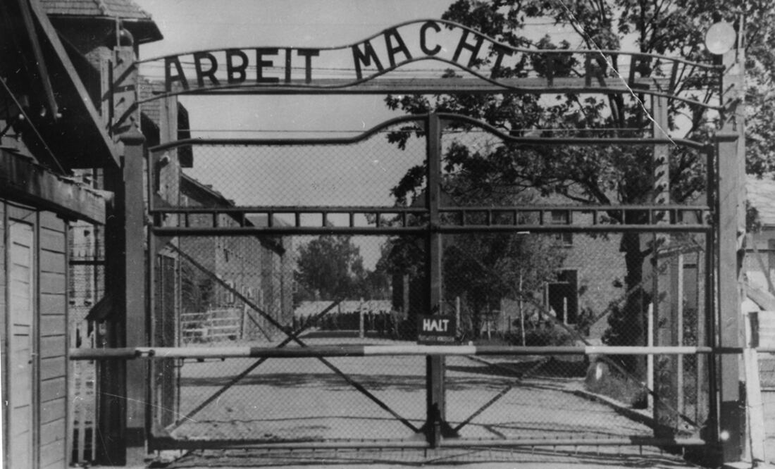 Fotografía de archivo del campo de concentración de Auschwitz. Foto: Archivo AP