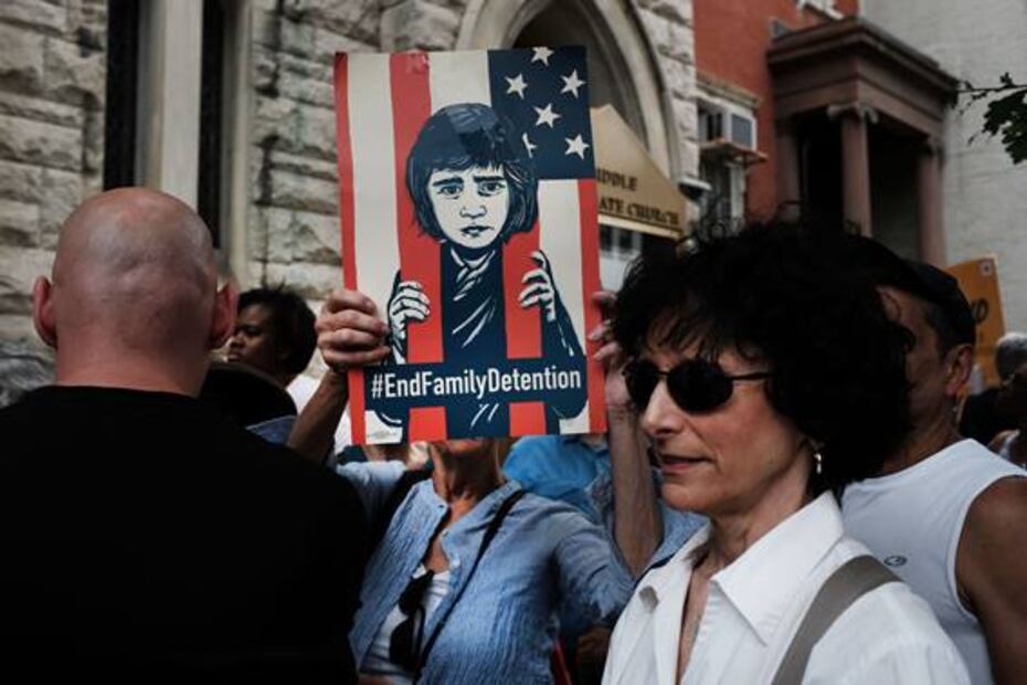 Protestan en EU para exigir el cierre de centros de detención de migrantes