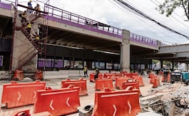 Van a contrarreloj las obras del Parque Elevado