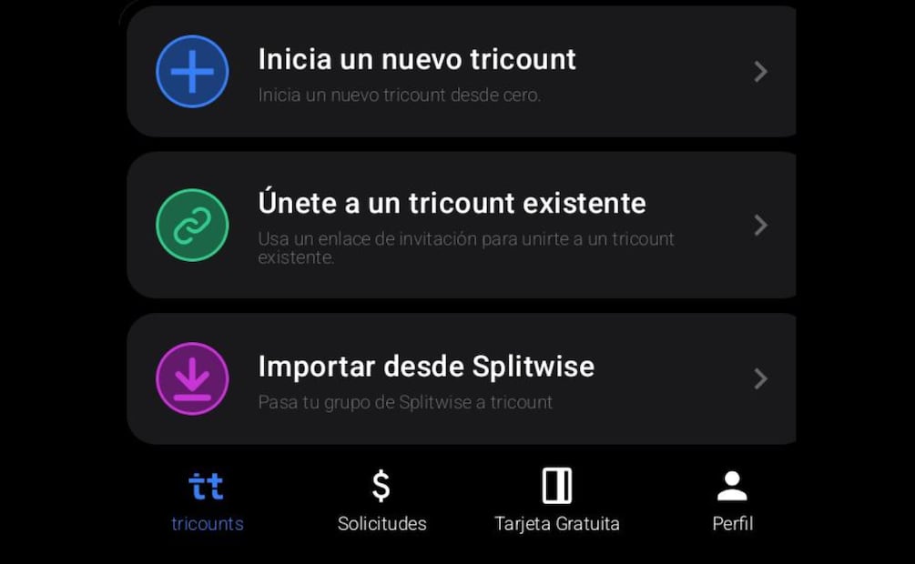 Puedes importar tus gastos a otras aplicaciones. Foto: Captura de pantalla