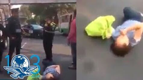 Policía de Tránsito atropella a una mujer en Coyoacán