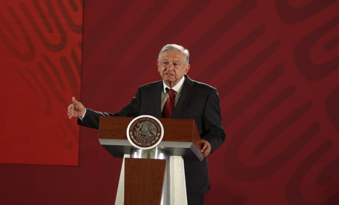 El presidente Andrés Manuel López Obrador aseguró que anoche entregó a la Cámara de Diputados su Plan Nacional de Desarrollo 2019-2024. Foto: Carlos Mejía/ EL UNIVERSAL
