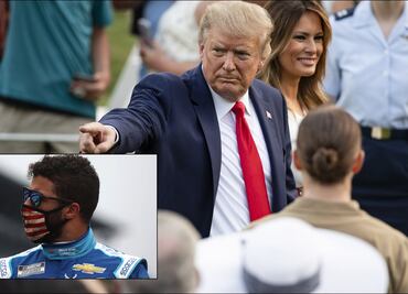 Bubba Wallace debe disculparse por mentir: Donald Trump