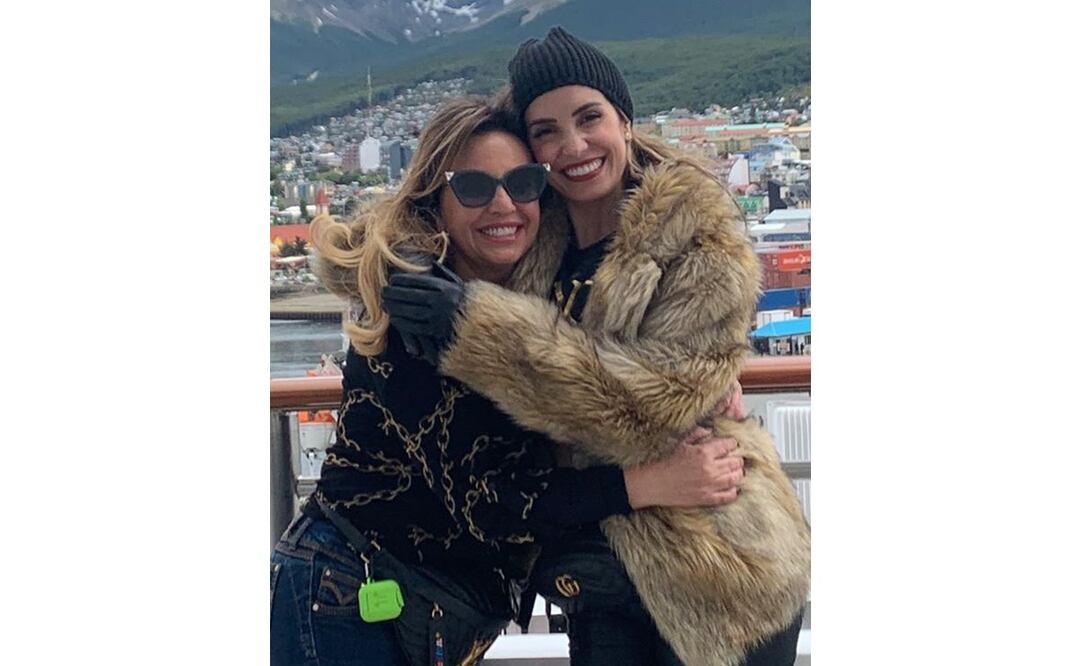 Andrea Escalona y su tía Andrea Rodríguez. Foto: Instagram