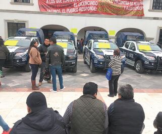 En paro, policías de Los Reyes por aguinaldo