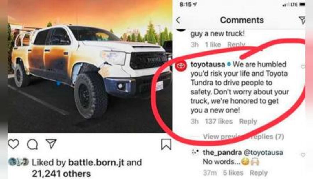 Enfermero conduce entre incendios de California para ayudar a víctimas