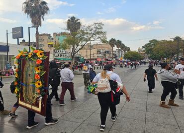 Llegan peregrinos a la Basílica: "Vengo a pedirle que me de fuerza y sabiduría para ser un buen esposo"
