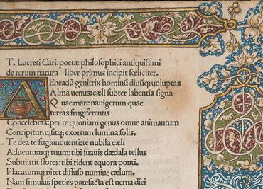 De Rerum Natura, el "poema científico" de hace 2 mil años