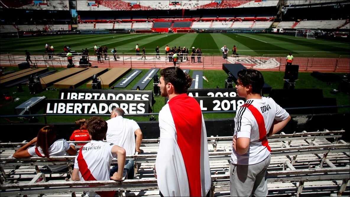 Aficionados de River Plate. Foto: Reuters