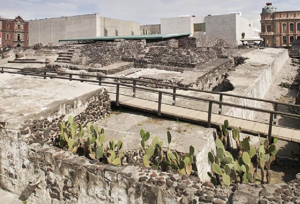 En lo que hoy es la Ciudad de México se encontraba ubicado el Templo Mayor de la gran Tenochtitlan / Foto: alcaldiacuauhtemoc.mx