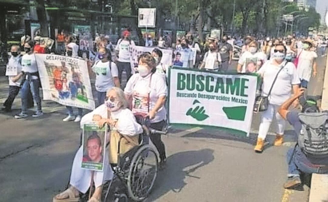 Familiares de desaparecidos exigen que se privilegie la búsqueda con vida de las personas ausentes en las primeras 72 horas y con perspectiva de género. Foto: ESPECIAL
