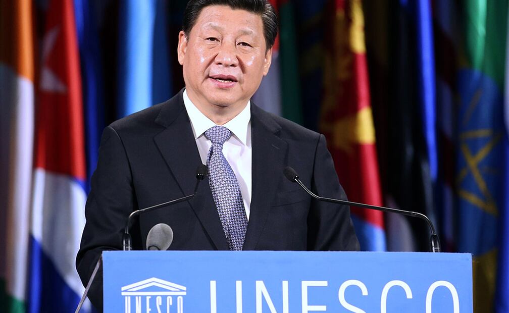Foto: Xi Jinping pronuncia un discurso en la sede de la Organización de las Naciones Unidas para la Educación, la Ciencia y la Cultura (UNESCO) en París, capital de Francia, el 27 de marzo de 2014. (Xinhua/Yao Dawei)