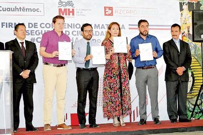 Cuauhtémoc, MH y Azcapotzalco se unen contra crimen