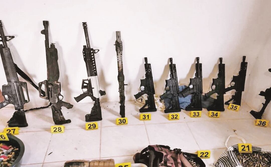 Los datos aportados por las autoridades mexicanas no permiten rastrear de dónde vienen las armas incautadas, menciona reporte. Foto: ESPECIAL