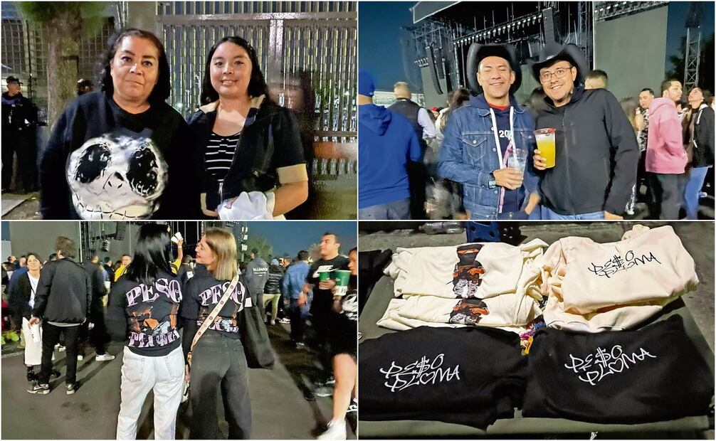 Los asistentes llegaron con cerveza en mano, sombreros y luciendo la mercancía del artista. Jeimi (abajo, derecha) llegó acompañada de su mamá; ambas aseguran ser fans de PP. Fotos: Nicole Trejo | El Universal
