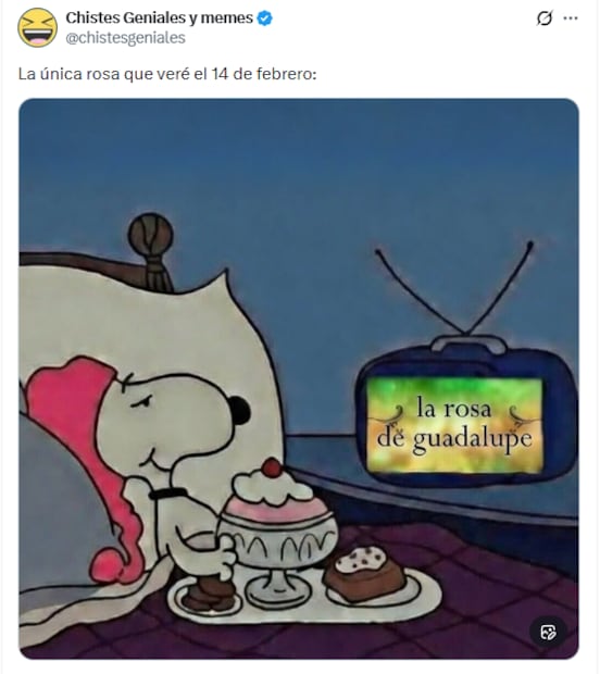 Memes del 14 de febrero. Foto: X
