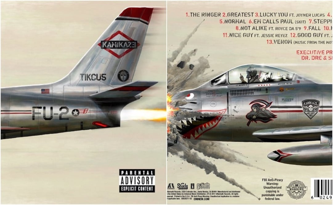 "Kamikaze", nuevo disco de Eminem. Foto: Especial 