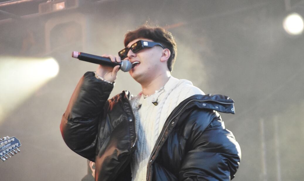 Ciudad de México. Se llevó a cabo el Flow Fest 2023 en el Autódromo Hermanos Rodríguez. Se presentó Gabito Ballesteros. Foto: Eduardo Castañeda/EL UNIVERSAL.