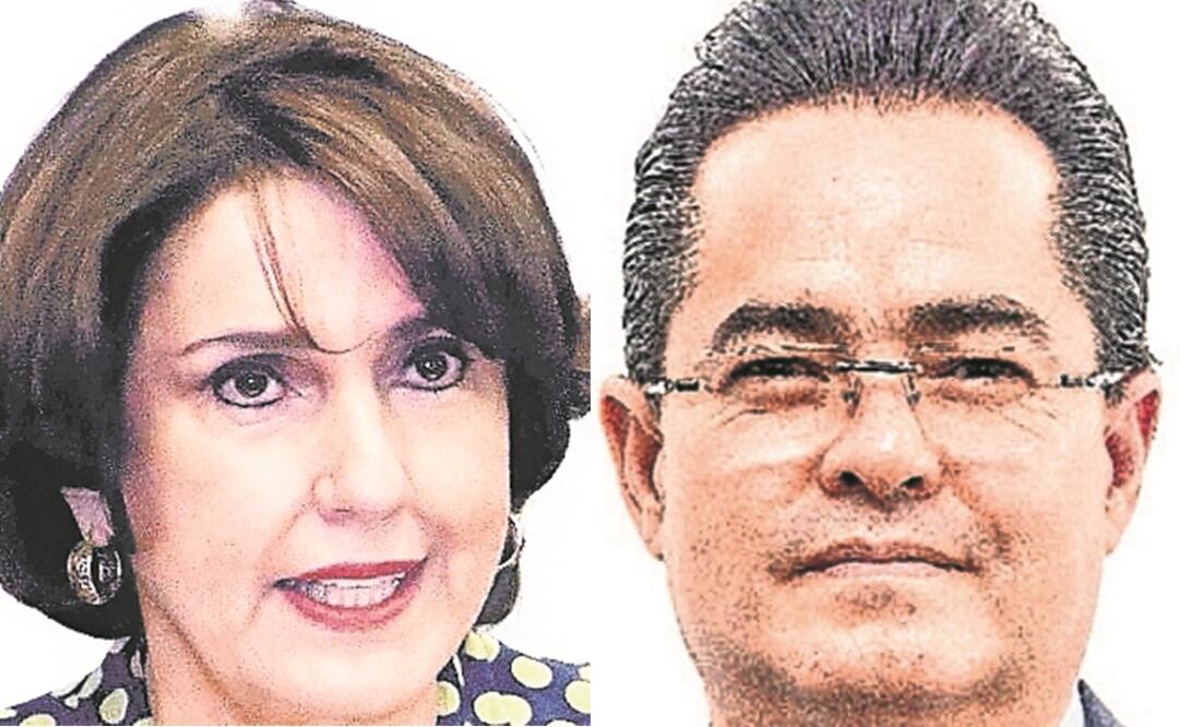 PATRICIA MERCADO, secretaria de Gobierno local; LEONEL LUNA, presidente de la Asamblea. (Archivo. EL UNIVERSAL)