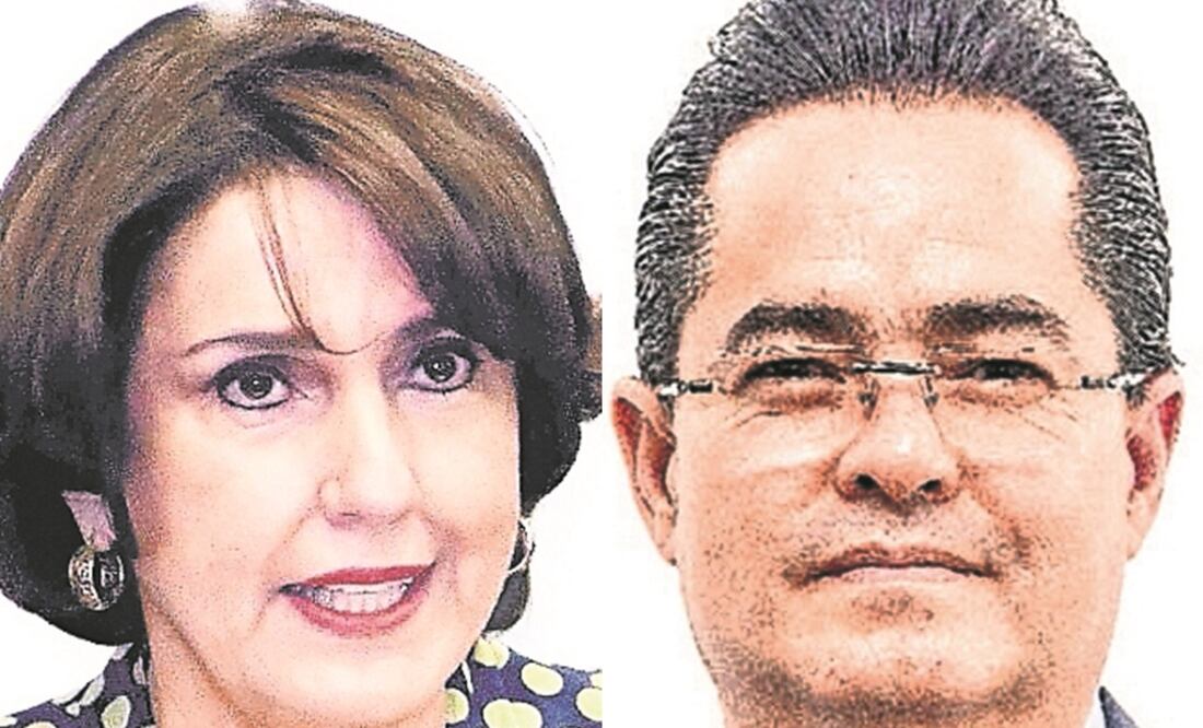PATRICIA MERCADO, secretaria de Gobierno local; LEONEL LUNA, presidente de la Asamblea. (Archivo. EL UNIVERSAL)