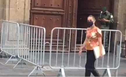 Tras reunión con AMLO, Carlos Slim y Claudia Sheinbaum se retiran sin dar declaraciones