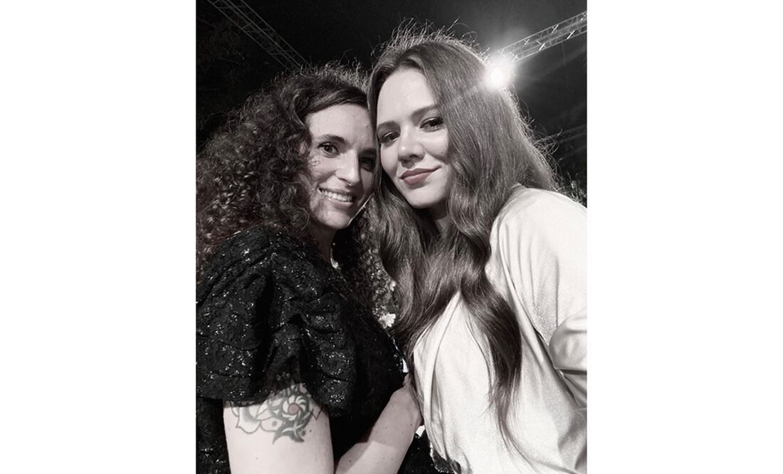 Joy Huerta y su esposa. Foto: Instagram