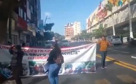 Protestan familiares de 21 desaparecidos en Pantelhó, Chiapas; exigen los entreguen con vida