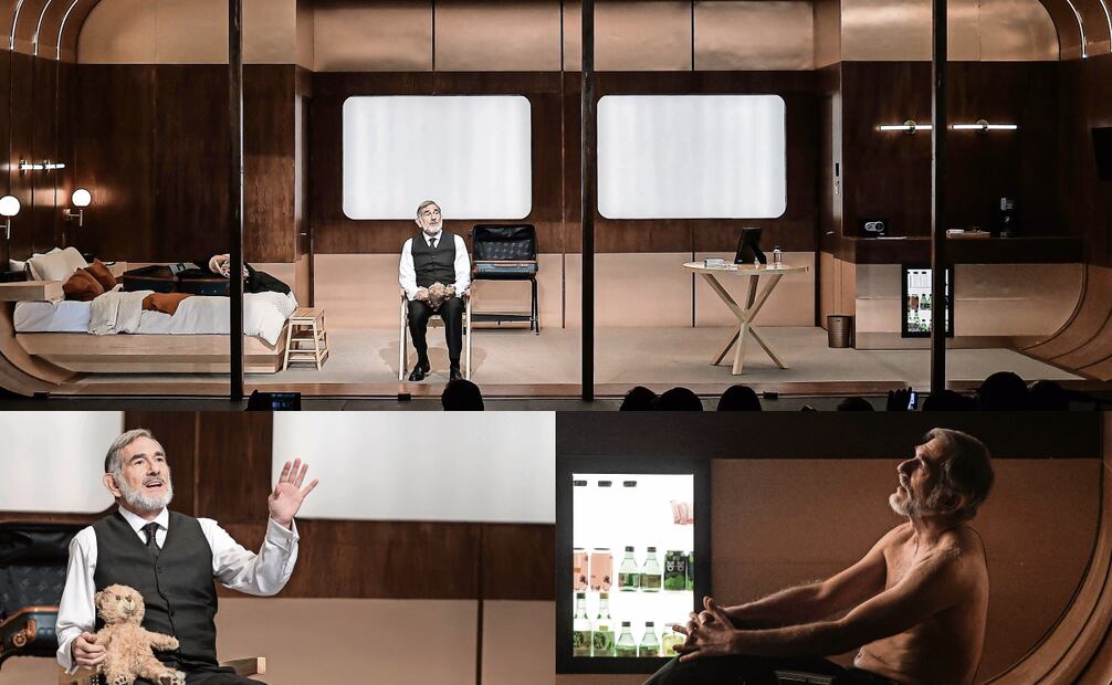 En Acomodar, Alberto Lomnitz (escritor en la obra) recapitula, desde una
habitación de hotel en Hong Kong, la historia de amor que vivió junto a su esposa, que murió hace un año. Fotos: Gabriel Pano / EL UNIVERSAL