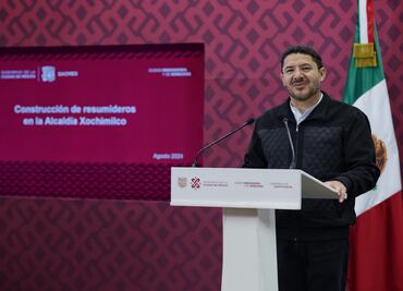 Construyen 10 pozos de absorción en Xochimilco para prevenir inundaciones en temporada de lluvias