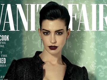 Anne Hathaway derrocha sensualidad en portada de Vanity Fair
