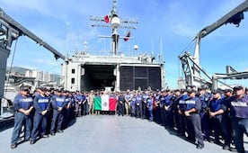 Regresan buques de la Marina tras llevar ayuda humanitaria a Venezuela; transportaron 700 mil toneladas a víveres a damnificados