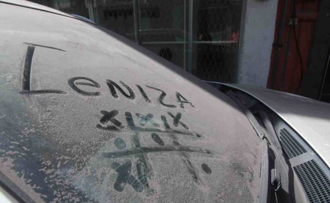 Caída de ceniza volcánica. Foto: Omar Contreras. EL UNIVERSAL