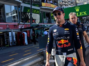 Checo Pérez tras el choque en el GP de Mónaco: “Es un error costoso, estoy apenado con Red Bull”