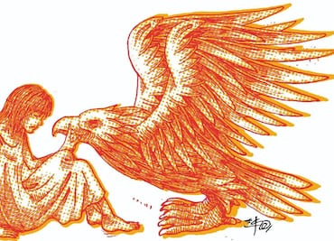 Retrato hablado de un presidente con aretes