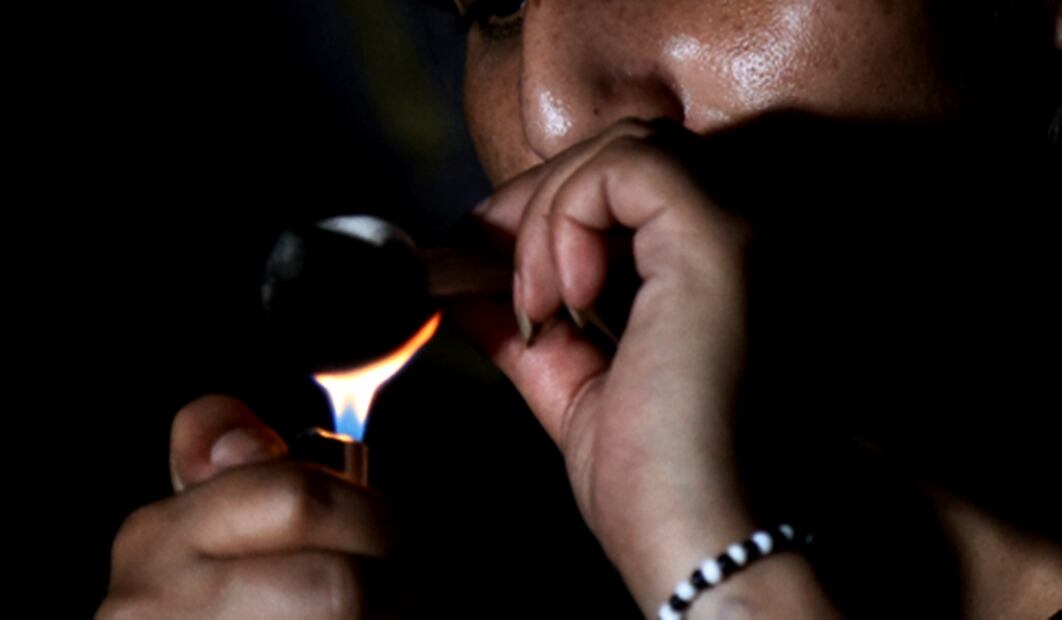 Adictos consumen fentanilo en las ciudades fronterizas de Baja California mezclado con heroína y metanfetamina. Foto: Valente Rosas/EL UNIVERSAL