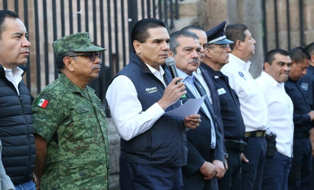 El gobernador enfatizó que no van a permitir que los ciudadanos de Morelia queden secuestrados por las perversas actividades de los delincuentes. Foto:Especial