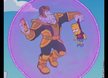 Los Simpson hacen parodia de "Los Vengadores"